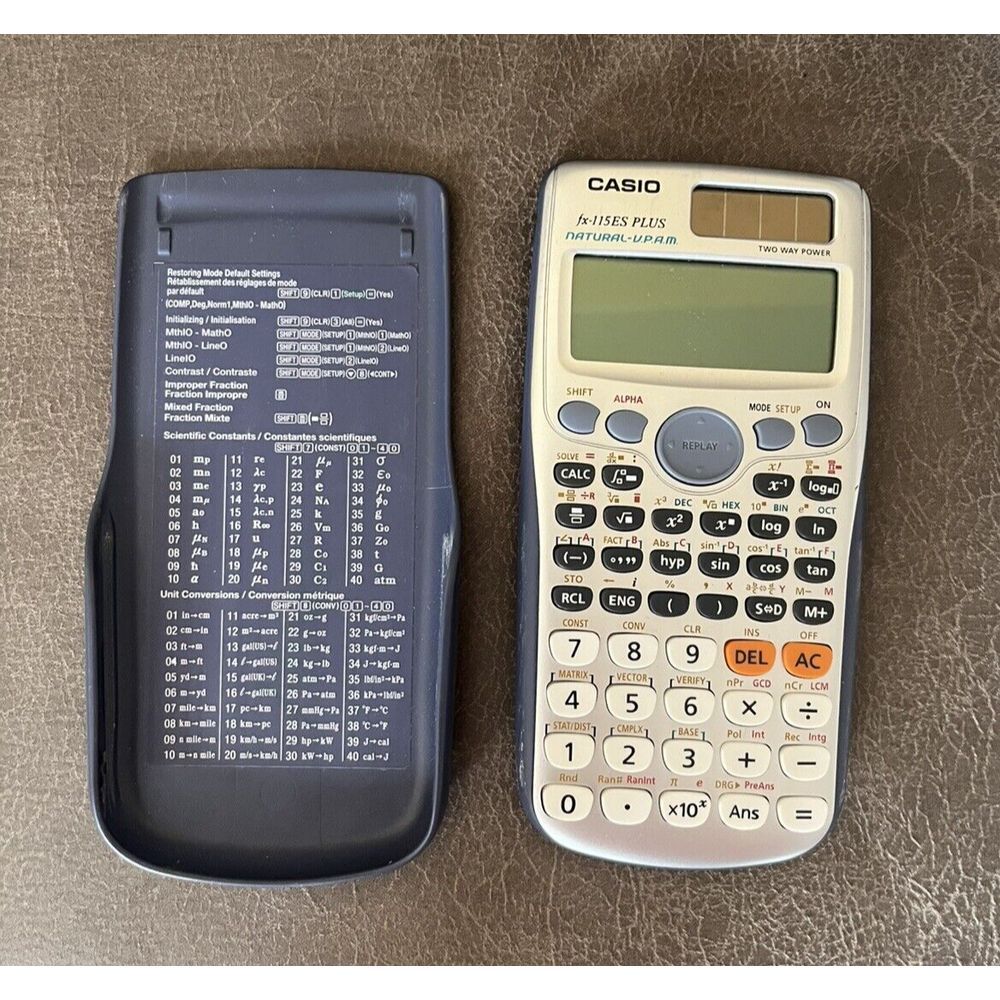 Casio‎ fx-115ES Plus Scientific Calculator Natural Textbook Display